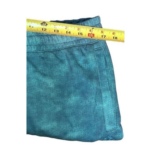 Adidas 3-Bar Men Teal Washed Short With 2 Side Pockets Size L - Picture 3 of 6